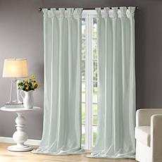 Madison Park Emilia Curtain - Dusty Aqua - 50" x 108"