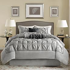 Madison Park Gray Laurel Comforter Set - Cal King