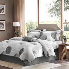 Madison Park Knowles 9pc Bedding Set - Full/Gray