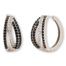 Marilyn Zebra Twist Hoop Erng