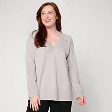 Mark & James by Badgley Mischka Marcella Metallic Knit Sweater Top