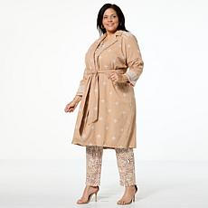 Mark & James by Badgley Mischka Nikki Embroidered Cotton Duster