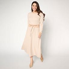 Mark & James by Badgley Mischka Odilia Crew Neck Combo Dress