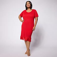 Mark + James by Badgley Mischka Short Sleeve Sweater Dress