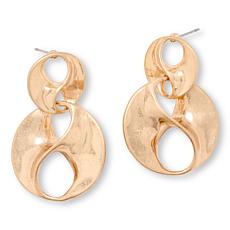 Marla Wynne Twisted Disc Earrings