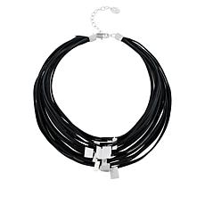 MarlaWynne Multi-Strand Bead Station Necklace 