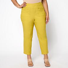 MarlaWynne Polish Flatterfit Patch Pocket Cropped Pant