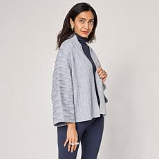 MarlaWynne Textured Sweater Jacket