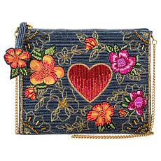 Mary Frances Hand-Beaded Mini Crossbody Handbag