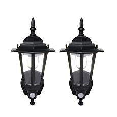 Outdoor Wall Lights Hsn Maxsa Motion Activated Outdoor Led Wall Sconce 2 Pack