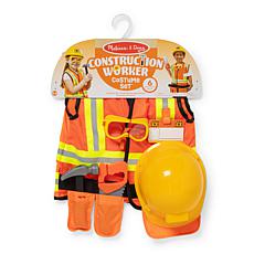 Melissa & Doug Construction Worker Dress-Up Set with Tools & Hard Hat