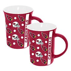 Memory Company 2pk 15oz Ceramic Line Up Mug Cardinals