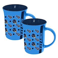 Memory Company 2pk 15oz Ceramic Line Up Mug Titans