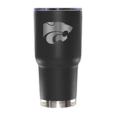 Memory Company 30oz Black Tumbler Etched Logo Kansas State