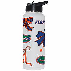 Memory Company 34oz Bow White Quencher Florida