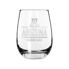 Memory Company Classic Crew Stemless Wine Glass 2-pack, U. of Arizona