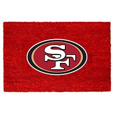 Memory Company Coir Fiber Doormat with Vinyl Backing 49ers