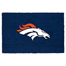 Memory Company Fiber Doormat with Vinyl Backing Broncos