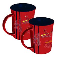 Memory Company MLB Cardinals 15oz Reflective Logo Mug - 2-Pack