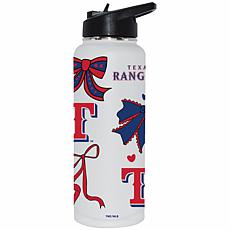 Memory Company MLB Rangers 34-oz Bow White Quencher Tumbler