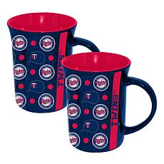 Memory Company MLB Twins 15oz Ceramic Team Spirit Mug 2-Pack