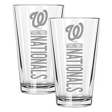 Memory Company Nationals 2
pack 16oz Pint Glass