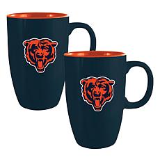 Memory Company NFL Bears 20oz Ceramic Team Tall Mug 2-Pack