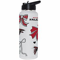 Memory Company NFL Falcons 34-oz Bow White Quencher Tumbler