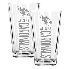 Memory Company Pinnacle Arizona Cardinals 16oz. Pint Glass 2-Pack
