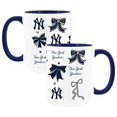 Memory Company Yankees 2pk 15oz Bow Coffee Mug