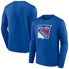Men's Fanatics Blue New York Rangers Primary Logo Team Long Sleeve ...