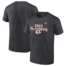 Men's Fanatics Heather Charcoal Kansas City Chiefs 2023 NFL Playoff...