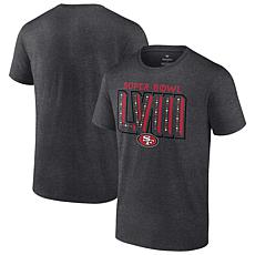 Men's Fanatics  Heather Charcoal San Francisco 49ers Super Bowl LVI...