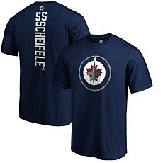 Men's Fanatics Mark Scheifele Navy Winnipeg Jets Playmaker T-Shirt