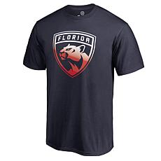 Men's Fanatics Navy Florida Panthers Gradient Logo T-Shirt