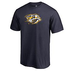 Men's Fanatics Navy Nashville Predators Splatter Logo T-Shirt