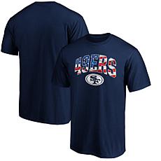 Men's Fanatics Navy San Francisco 49ers Banner Wave Logo T-Shirt
