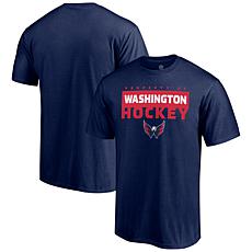 Men's Fanatics Navy Washington Capitals Gain Ground T-Shirt