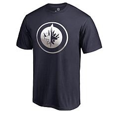 Men's Fanatics Navy Winnipeg Jets Gradient Logo T-Shirt
