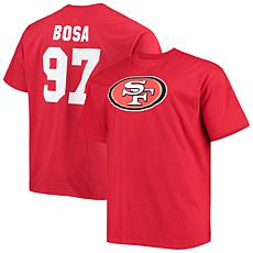 Men's Fanatics Nick Bosa Scarlet San Francisco 49ers Big & Tall Pla...