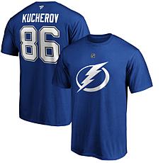 Men's Fanatics Nikita Kucherov Blue Tampa Bay Lightning Team Authen...