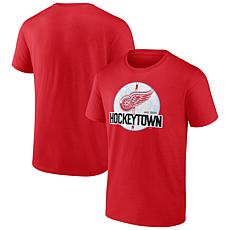 Men's Fanatics Red Detroit Red Wings Ice Cluster T-Shirt