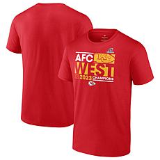 Men's Fanatics Red Kansas City Chiefs 2023 AFC West Division Champi...