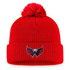 Men's Fanatics Red Washington Capitals Core Primary Logo Cuffed Kni...
