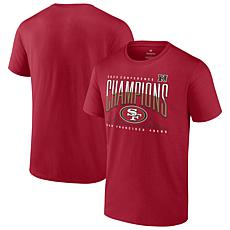 Men's Fanatics Scarlet San Francisco 49ers 2023 NFC Champions Not D...