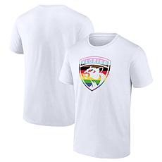 Men's Fanatics White Florida Panthers Team Pride Logo T-Shirt
