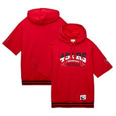 Men's Mitchell & Ness Scarlet San Francisco 49ers Pre-Game Short Sl...