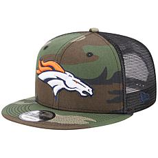 New Era 9Fifty Denver Broncos Training Camp Snapback Hat Blue Camo