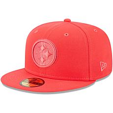 Men's New Era Red Pittsburgh Steelers Color Pack Brights 59FIFTY Fi...