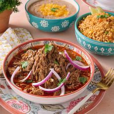 Mesa Mia by Jenny Martinez Birria with Rice and Beans